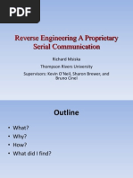 Reverse Engineering Serial Protocol