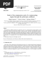 Study of The Compression Cycle of A Reciprocating Engine Through The Polytropic Coefficient