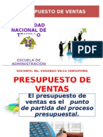 Presupuesto de Ventas