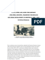 Steam, Steel and Lizzie The Elephant - The Steel Industry, Transport Technology and Urban Development in Sheffield, 1800-1914