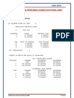 Resolución de Problemas Usando Software Lindo: Lima Este