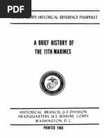 History of The 11th USMC