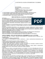 Introducción General A La Historia de La Iglesia Latinoamericana y Colombiana