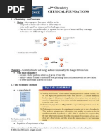 AP Chemistry Chemical Foundations