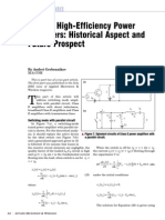 (AMW0208) Class E High-Efficiency Power Amplifiers - Historical Aspect and Future Prospect