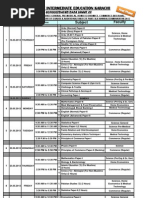 BIEK Karachi Board Inter Part 1, 2 Date Sheet 2013