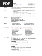 Sample Functional Resume For Computer Science Students.