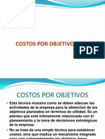 Presentación COSTOS POR OBJETIVOS