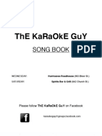 Karaoke Book 2013