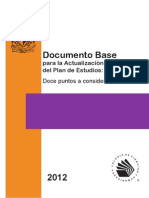 Documento Base para Actualizar Plan de Estudios CCH