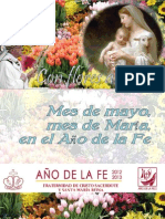 Mes de Mayo, Mes de María, en El Año de La Fe.