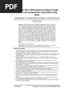Dynamic Three-Dimensional Tracking of Single Fluorescent Nanoparticles Deep Inside Living Tissue
