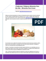 Alimentos para Crecer