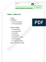 Hydrotest Procedure