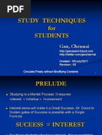 Study Techniques For Students