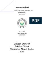 Laporan Rem, Kopling, Transmisi Dan Differensial - Taufik Ikhsan, S.PD