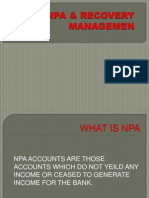 NPA Recovery Management