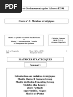 Matrices Stratégiques