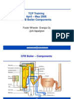 TCP Training April - May 2006 CFB Boiler Components: Foster Wheeler Energia Oy Jyrki Appelgren