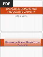 Balancing Demand & Productive Capacity