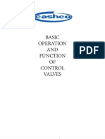 Basic Operation and Function of Control Valves. Cashco PDF