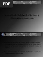 Desarrollo de Habilidades Sociales y Comunicación Asertiva