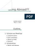 Presentation Janet - Going Abroad