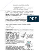 Sistema de Alimentación de Aire y Combustible