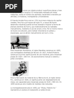 Las Cepilladoras Tienen Por Objeto Producir Superficies Planas y Lisas en Piezas de Gran Longitud