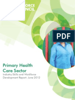 WFC Industry Skills Report Primary Health Care 2012-09-24