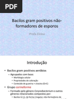 Aula Bacilos Gram Positivos Não-Formadores de Esporos