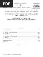 ISRM Suggested Methods For Land Geophysics in Rock Engineering