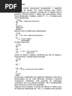 Dividir Subtraindo 1