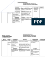 PLANIFICACIÓN SEMANAL 8 Al 12 de Abril.