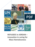 Jordan Refugees Media Tour May 2013