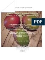 Proyecto Sistema de Refrigeracion para Mango