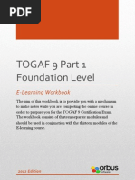 TOGAF 9 Part 1 Foundation Level E-Learning Workbook