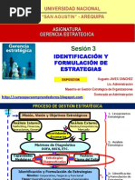 Identificacion y Formulacion de Estrategias