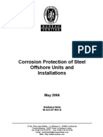 Corrosion Protection of Steel Offshore Units and Installations