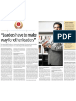 "Leaders Have To Make Way - Vineet Nayar HCL