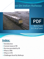 Presentation On Indian Railways-03