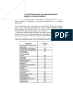 Calificación de Construcciones No Convencionales