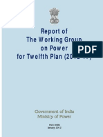 Report of Working Group On Power: 12th Five Year Plan (2012 - 17) India