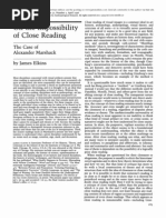 On The Impossibility of Close Reading