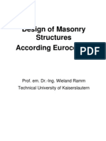 Design of Masonry Structures EC6