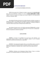 Recurso de Apelación Juicio Ordinario