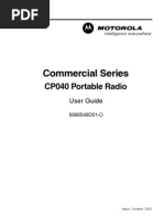 Cp040 User Guide