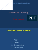 Pharmaceutical Analysis: Second Year - Pharmacy