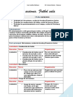 Diario de Sesiones Futbol Sala. Ivan Canillas