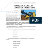 Topografía Aplicada A La Construcción de Carreteras